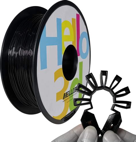 HEllO3D Filamento TPU 1 75 Mm Filamento Flexible Para Impresora 3D 95A