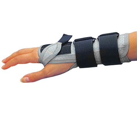 Vinyl Cock Up Wrist Splint Right L 9 X H 7 X W 25