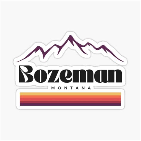 Bozeman Montana Bozeman Mountains Retro Bozeman Shirt Retro