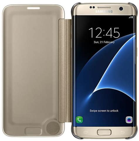 Samsung Galaxy S7 Clear View Cover EF ZG930CF złoty EF ZG930CFEGWW