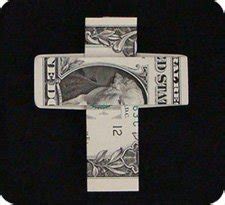 Money Cross Make Origami