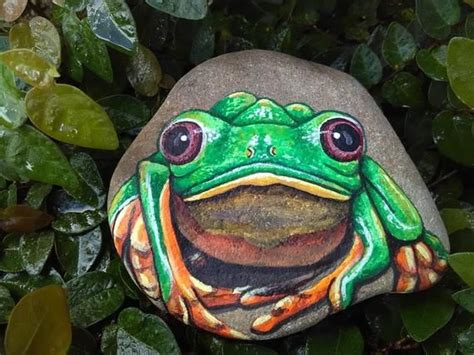 Best Painted Frog Rocks Ideas