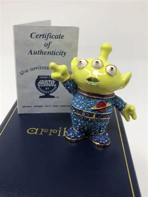 ARRIBAS BROTHERS DISNEY Alien V3 From Toy Story Swarovski Figurine 197