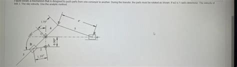 Solved Figure Shows A Mechanism That Is Designed To Push Chegg