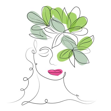 Face Line Art Vector Women Art Face Liner Line Art Png And Vector