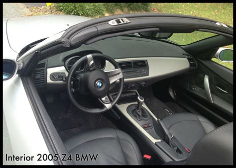 BMW Z4 3.0i Manual Roadster-2005. Silver with black leather interior ...