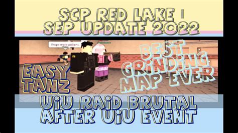 Scp Red Lake Uiu Raid Sep Update Brutal Mode Good Ending