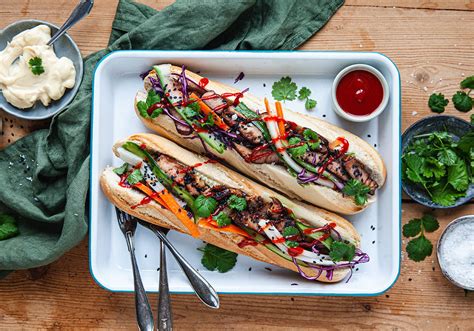 Banh Mi recept på Vietnamesisk baguette Recept Mat Recept Sommarmat