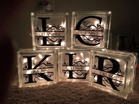 Diy Decorating Step By Step How To Make Decorative Lighted Glass Blocks