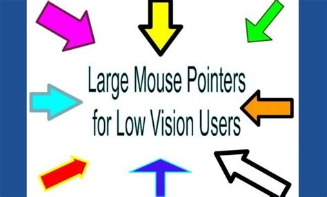 Large Mouse Pointer For Low Vision Perkins School For The Blind