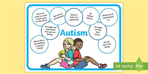 Free Autism Awareness A4 Display Poster Teacher Made