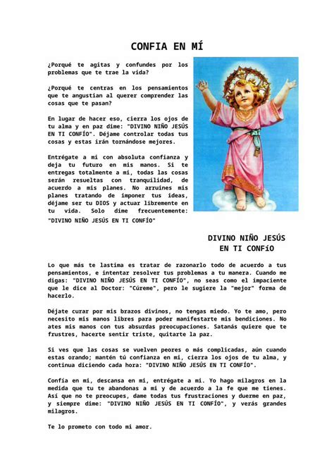 DOC ORACIONES AL DIVINO NIÑO JESUS DOKUMEN TIPS