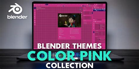 BLENDER THEMES COLOR PINK COLLECTION - Blender Market