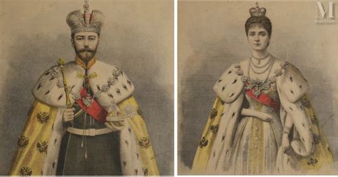 A Rendre L Empereur Nicolas II De Russie Et De La Tsarine Alexandra