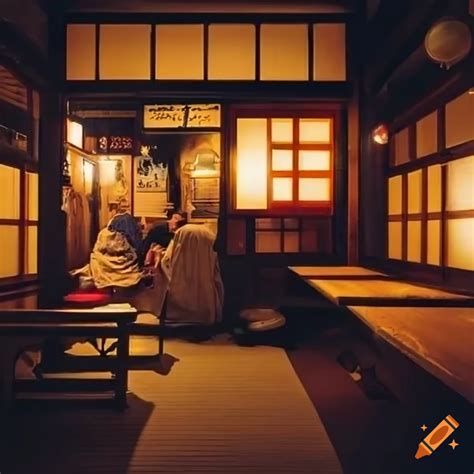 Picture Of A Lively Japanese Night Cafe On Craiyon