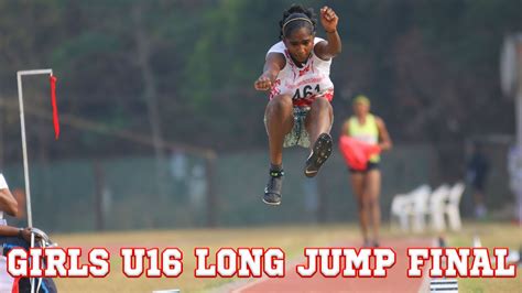 Long Jump Girls U16 Final 32nd South Zone National Junior Athletics