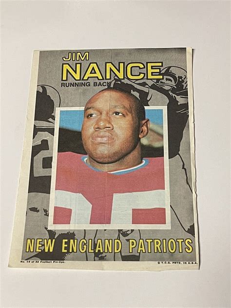 Topps Poster Jim Nance Ebay