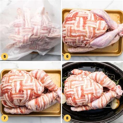 Easy and Delicious Bacon Wrapped Turkey - Little Sunny Kitchen