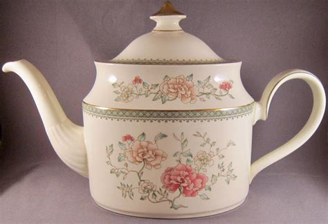 Minton Jasmine Bone China Teapot Cups Vintage English Etsy Canada