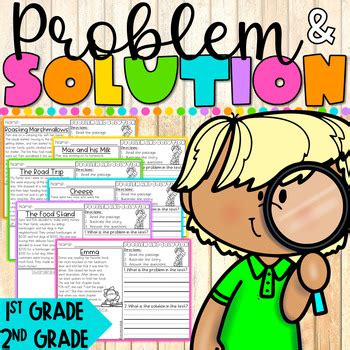 Problem And Solution Reading Comprehension Passages Worksheets Activities