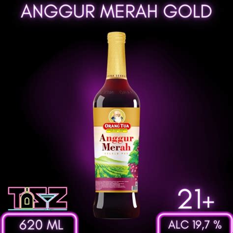 Jual Anggur Merah Gold OT 600ml Shopee Indonesia