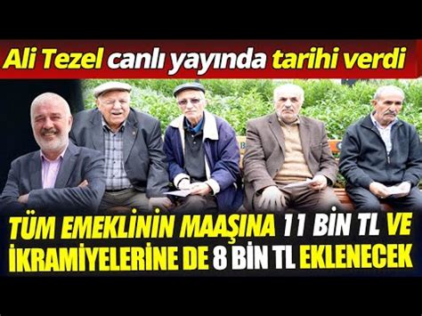 Tüm emeklinin maaşına 11 bin TL ve ikramiyelerine de 8 bin TL eklenecek