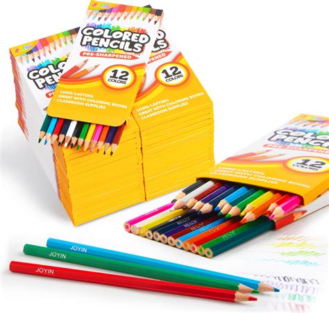 Amazon Madisi Colored Pencils Bulk Pre Sharpened Assorted