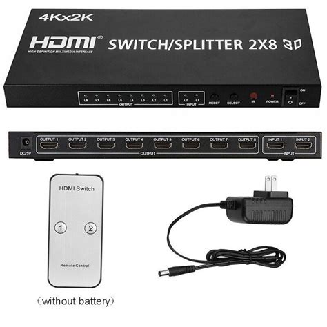 Hdmi Splitter X Hd Hdmi Switch K K Shopee Thailand