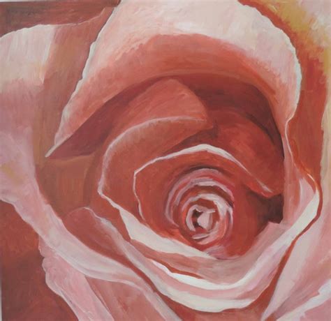 Abstract Rose Art Painting of a Rose abstract floral art