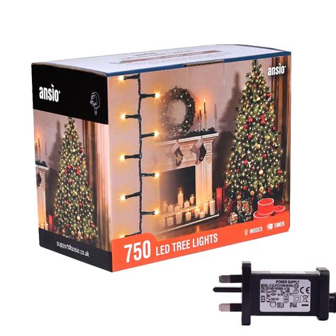 Buy Ansio Christmas Lights Led M Ft Cluster Compact