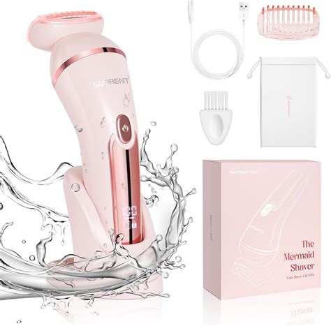 SUPRENT Electric Women Shavers Cordless 3 In 1 Rechargeable Lady