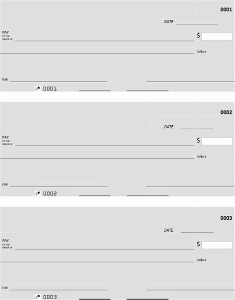 40 Blank Check Template Pdf | Markmeckler Template Design