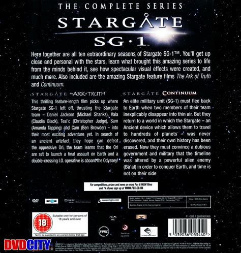 Stargate S G Seasons The Ark Of Truth Continuum Dvdcity Dk