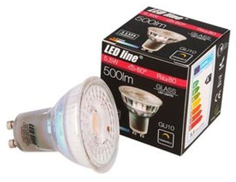 LED line 5x GU10 5 5W led Leuchtmittel 550 Lumen 4000K Neutralweiß ab