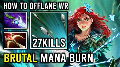 WTF 1st Item Diffusal Unlimited Mana Burn Raining Arrow NEW Offlane