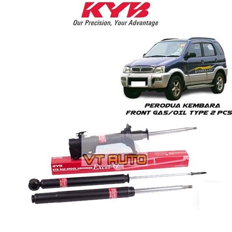 Perodua Kembara KYB Absorber Kayaba Front Rear Gas OIL Type 2 Pcs