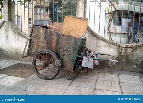 The old garbage truck stock image. Image of health, trucks - 35715945