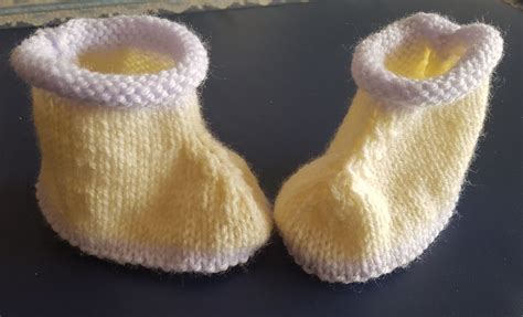 Chaussons Bicolores B B S Chaussons Au Tricot