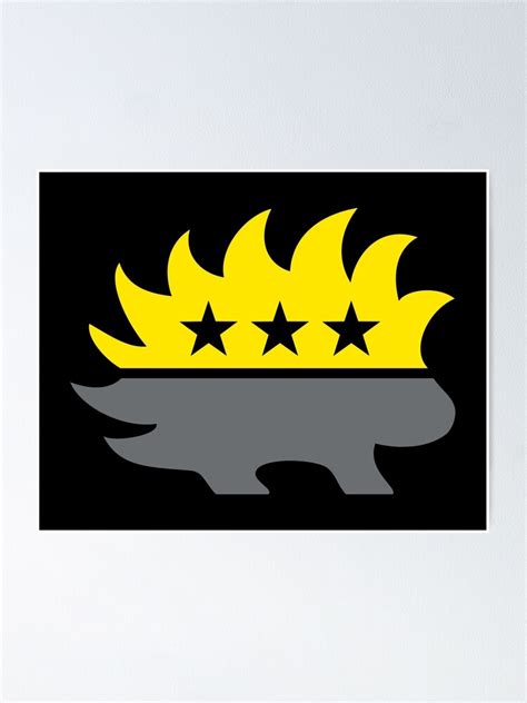 "ancap libertarian porcupine black and yellow anarcho capitalist symbol ...