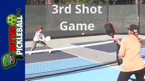 Pickleball Drills-The Third Shot Game