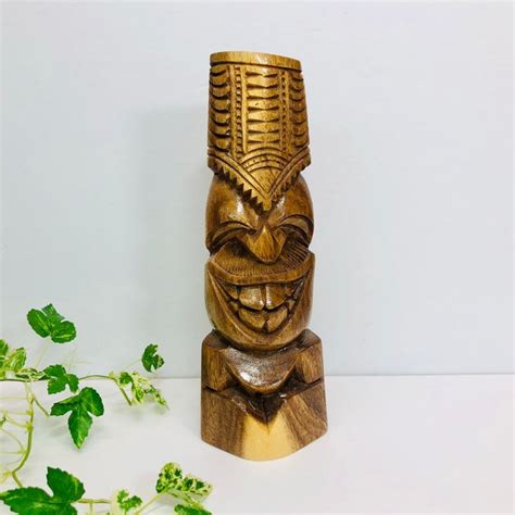 Carved Tiki Etsy