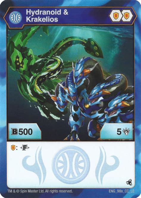 Aquos Hydranoid Krakelios Le The Bakugan Wiki