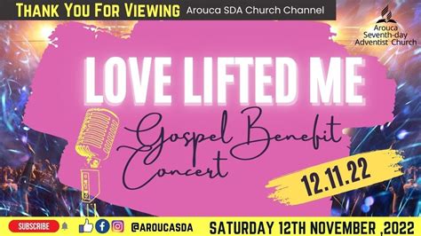 Love Lifted Me Gospel Benefit Concert 12th November 2022 Youtube