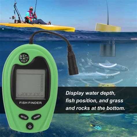 Neuf D Tecteur De Poisson De Profondeur Portable Avec Capteur De Sonar