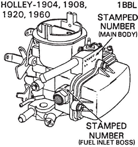 Holley 1920 Carburetor Technical Help