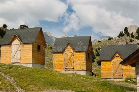 Traditional Albanian House In The Mountains Stock Photo Image Of