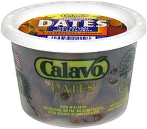 Calavo Whole, California Grown Dates - 12 oz, Nutrition Information | Innit