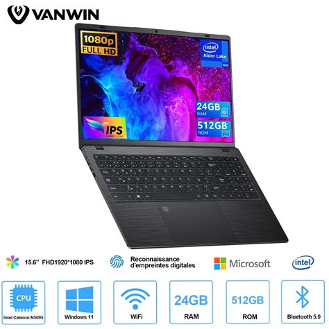 Inch Laptop N Gb Ram Ssd Gb Rom Vanwin