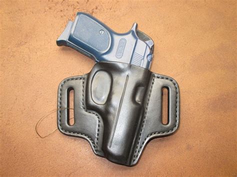 Bersa Thunder 380 Owb Pancake Holster Black Leather Right Hand Veteran Made T380 Pr15 Blk S003