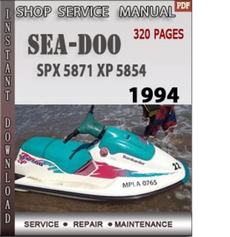 Seadoo Xp Manual Pdf Seadoo Watercraft Sp Spx Spi